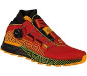 La Sportiva Zapatillas De Trail Running Cyklon male Sunset / Lime Punch EU 45