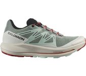Salomon Zapatillas De Trail Running Pulsar Trail male Lily Pad / Bleached Aqua / Hot Sauce EU 44