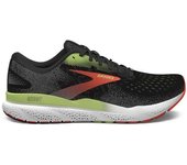 Brooks Zapatillas Running Ghost 16 Gtx male Black / Mandarin Red / Green EU 44 1/2