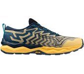 Mizuno Zapatillas De Trail Running Wave Daichi 8 male Flax / Black / Blue Wing Teal EU 40