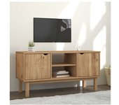 vidaXL Mueble De Tv Otta Madera Maciza De Pino 113.5x43x57 Cm