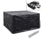vidaXL Cubierta Para Muebles De Jardín 8 Ojales 172x113x73 Cm