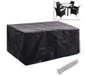 vidaXL Cubierta Para Muebles De Jardín 8 Ojales 180x140x90 Cm