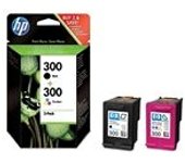 300 Combo negro / tri-color (HP CN637)