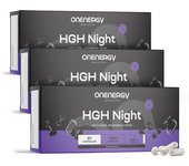 OnEnergy 3x HGH Night – Natural HGH Booster, en total 180 cápsulas