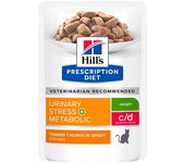 Hill´s Prescription Diet Hill´s Gato c/d Multicare Stress + Metabolic Salsa Sobres 85 gr