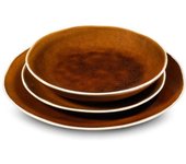 Medard de Noblat Vajilla de 18 piezas gres ocre