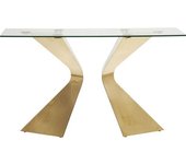 Kare Design Consola patas doradas 140x45cm