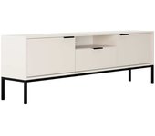 Petits meubles Mueble tv estratificado blanco