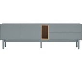 TEULAT Mueble tv gris perla 180x40 cm
