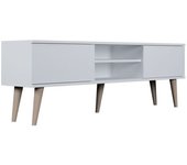 Petits meubles Mueble tv estratificado blanco