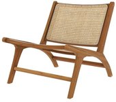 Rendez-Vous Déco Sillón de teca y ratán natural