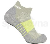 Calcetines salomon aero ankle gris/amarillo