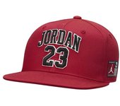 Gorra jordan jersey flat brim infantil rojo