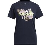 Camiseta adidas farm print graphic mujer bk
