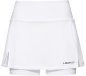 Falda de tenis head club basic blanco mujer