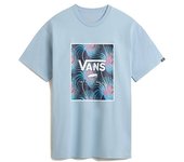 Camiseta vans classic print box azul hombre