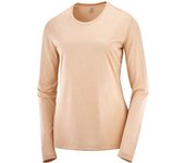 Camiseta de senderismo salomon agile w pink