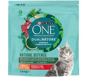 Pack ahorro: PURINA ONE Bifensis pienso para gatos - Dual Nature esterilizados con buey (3 x 1,4 kg)