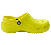 Zuecos crocs classic infantil amarillo