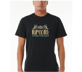 Camiseta rip curl horizon hombre negro