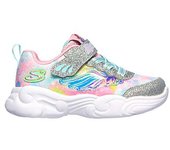 Zapatillas skechers unicorn storm niña silver/lt. pnk mesh