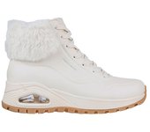 Botin skechers uno rugged mujer blanco