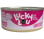 Lucky Lou Extrafood en gelatina 18 x 70 g - Filete de pollo