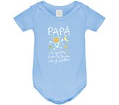 Body Bebé Papá te quiero hasta la luna ida y vuel laTostadora
