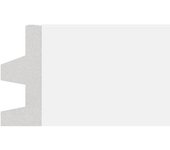 Moldura para tira led kb18 2m