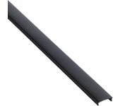 Cubierta negra para perfil kobe press 1 metro