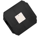 Módulo led 40w bridgelux para farolas + chapa de acero blanco cálido 2700k