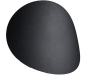 Aplique de pared senses negro g9