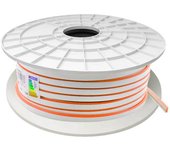 Led neon silicona monocolor dc24v 120led/m 6x12mm 1 metro corte 1cm rojo