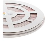 Tira led cob chipled samsung dc24v 20 metros (240led/m) 300w ip68 blanco cálido