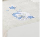 Manta de cuna osito luna 6226