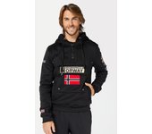 Geographical Norway Gymclass - Negro - Sudadera Capucha Hombre talla S