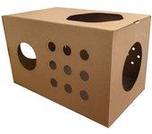 Catshion Alicia Caja Rascador de Cartón para gatos