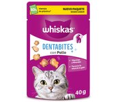 4 bolsitas x 40 g Whiskas Dentabites Snacks para Gatos