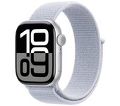 Apple Watch Series 10 GPS + Cellular 42mm Caja Aluminio Plata con Correa Loop Deportiva Azul Nube