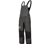 Klim ate 2022 Pantalones baberos para motos de nieve - Negro Gris (L)