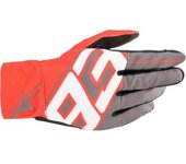 Alpinestars MM93 Aragon gris oscuro / rojo / blanco Guantes de motocicleta - Gris Rojo (3XL)