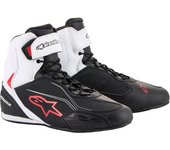 Alpinestars Faster-3 Zapatos de moto - Negro Blanco Rojo (40 41)