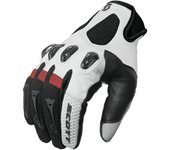 Scott Assault Guantes de Motocross - Negro Rojo (2XL)