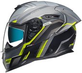 NEXX SX.100R Gridline Casco - Gris Amarillo (2XL)