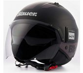 Blauer BET HT Casco Jet - Negro Plata (L)