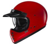 HJC V60 Solid Deep Casco - Rojo (XS 54 55)
