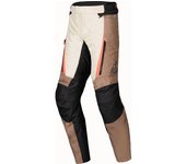 Alpinestars ST-1 Pantalones Textiles de Motocicleta impermeables - Negro Marrón (L)