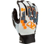 Klim Dakar Guantes de Motocross - Azul Naranja (S)