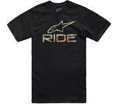 Alpinestars Camo Ride 4.0 Camiseta - Negro (XL)